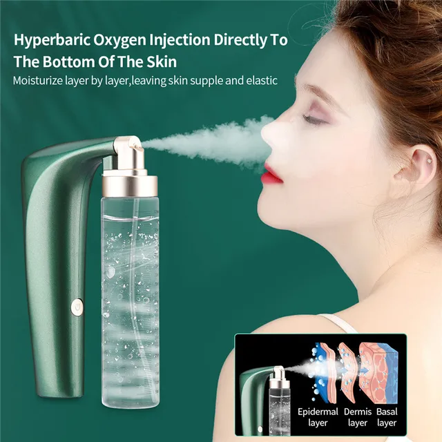 CkeyiN Nano Sprayer Gesichts Maschine Hochdruck Sauerstoff Injektion Schönheit Spritzpistole Air-Pinsel Nebel Spa Feuchtigkeitsspendende Hautpflege 51 - AliExpress