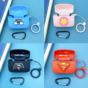 

Cute Cartoon Silicone Cover for Jabra elite 65T Case Wireless Headphone Box Bluetooth Earphone Charging Case Shell Headset Bag