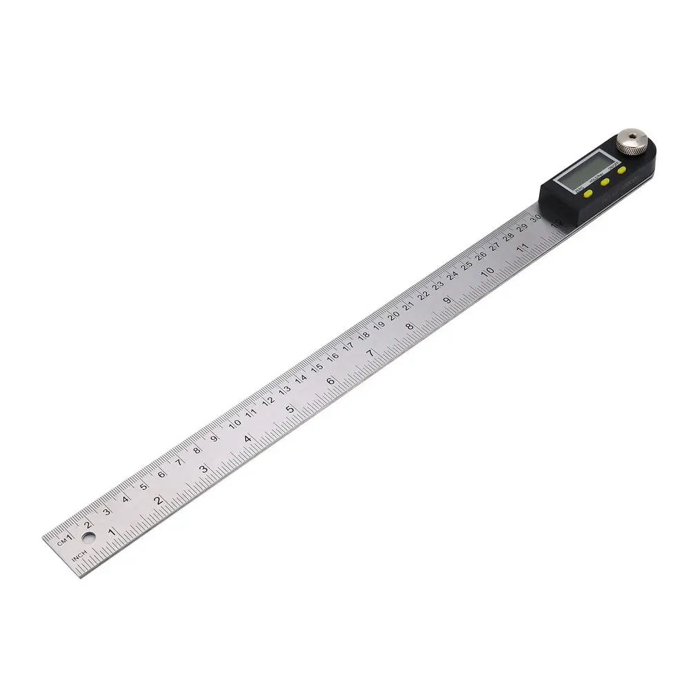 

200mm/300mm Digital Protractor Inclinometer Goniometer Level Measuring Tool Electronic Angle Gauge Stainless Steel Angle Ruler