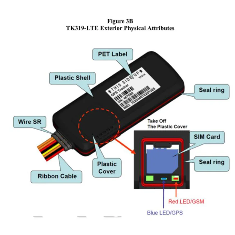 Водонепроницаемый 4G LTE Cat M1GPS трекер для транспортного средства отслеживающее устройство с отключением масляная сигнализация, отслеживающая движение бесплатное приложение отслеживание низкого заряда батареи