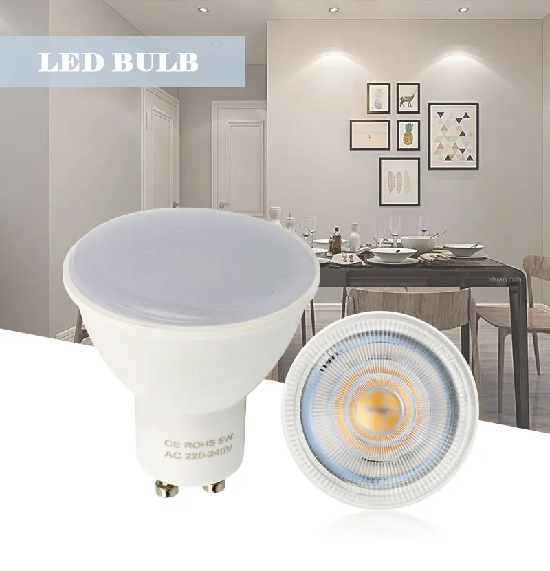 E27 E14 MR16 GU10 светодиодный лампы 220V 240V Bombillas lampada Светодиодный светильник прожектор 2835SMD холодный белый и теплый белый светодиодный освещения