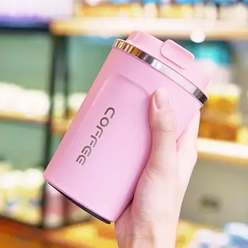 

Vacuum Flasks 380ml 510ml Capacity Water Bottle 12 Portable Coffee Stainless Home Steel Cup Insulation Hours Office T8A4