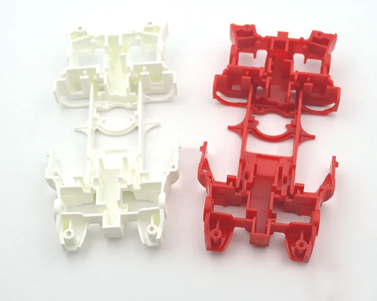1 шт. ЧПУ MA шасси для Tamiya Mini 4WD модель автомобиля красный/белый/оранжевый светильник вес полый резка шасси