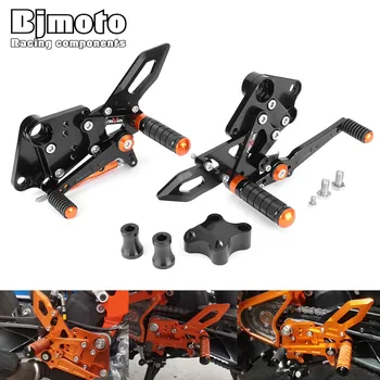 

BJMOTO Duke390 CNC Adjustable Footrest Motorcycle Rearset Footpegs For KTM DUKE 390 2017 2018 2019 2020