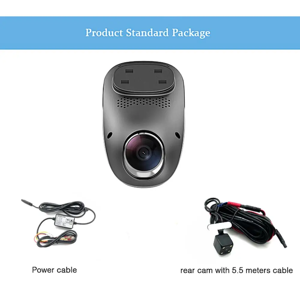 Full HD 1080P Автомобильный видеорегистратор Камера авто 128G Micro SD карта 3g мобильный телефон wifi двойной объектив вождения рекордер автомобильная камера