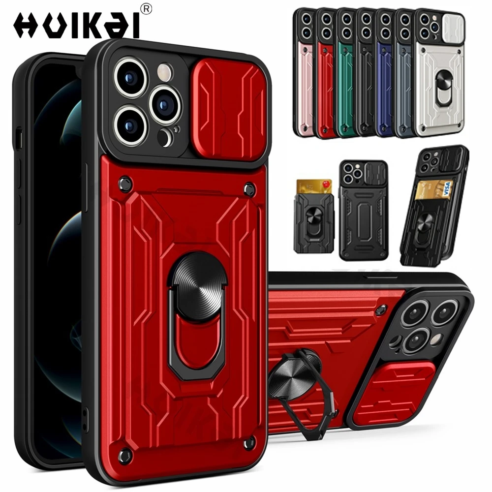 Slide Camera Cover Card Case For Iphone 13 Pro Max 13 Pro 12 Pro Max 11