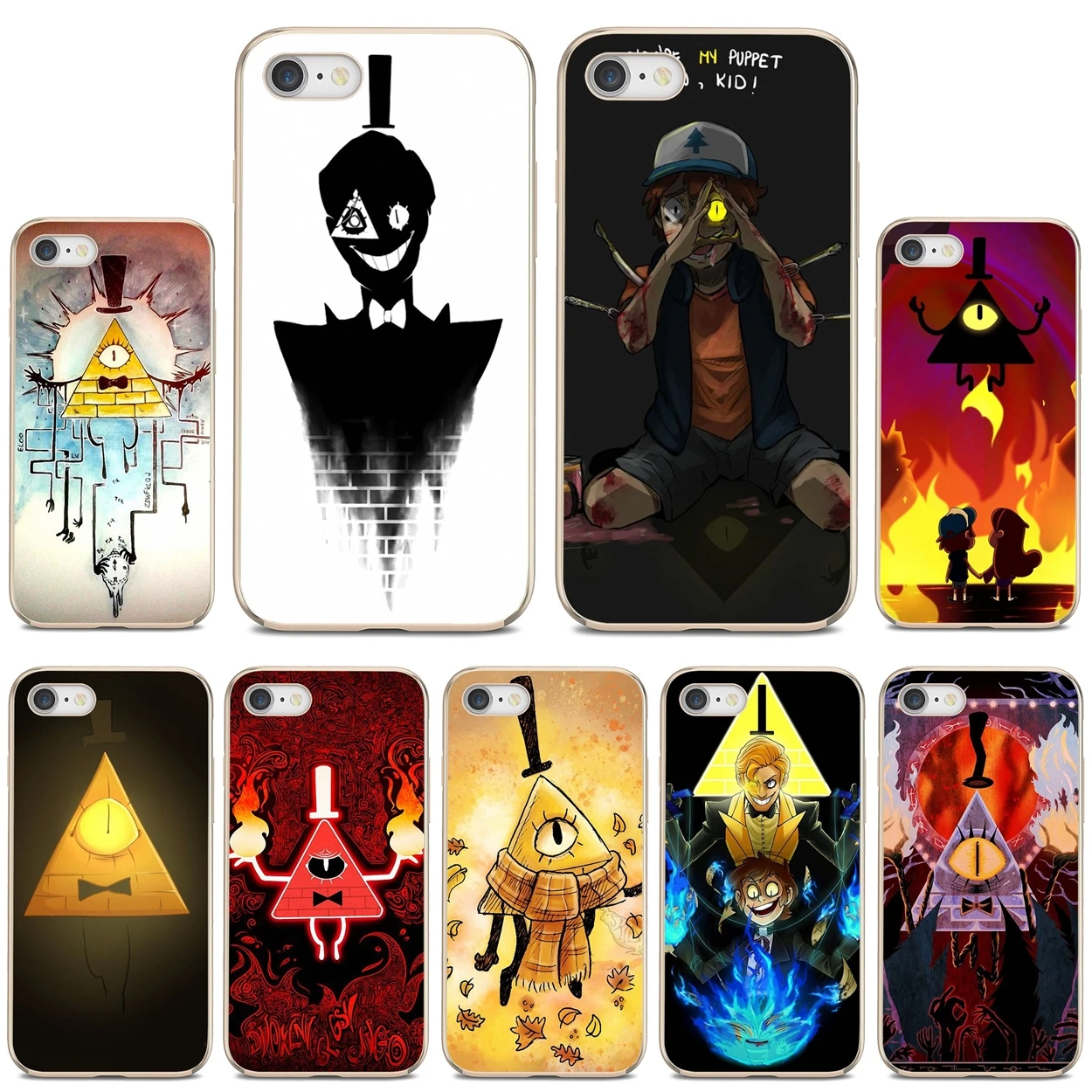 Силиконовый чехол для Xiaomi Mi A1 A2 A3 5X 6X 8 9 9T 10 10T 11 Lite SE Pro Mabel-Pines-Gravity-Falls-Bill-Cipher |