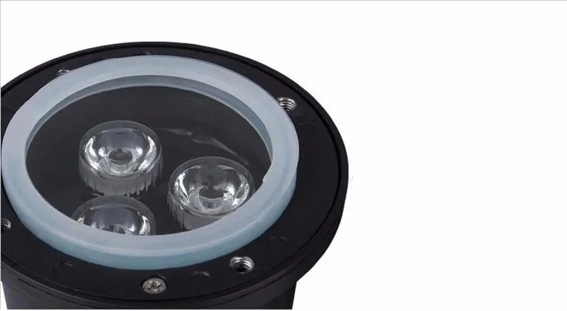 3 шт./лот 12 Вт подземный похоронен огни Ac85-265v 12 В светодио дный уличный потайной светильник лампа свет земли Tuinverlichting садовых дорожек