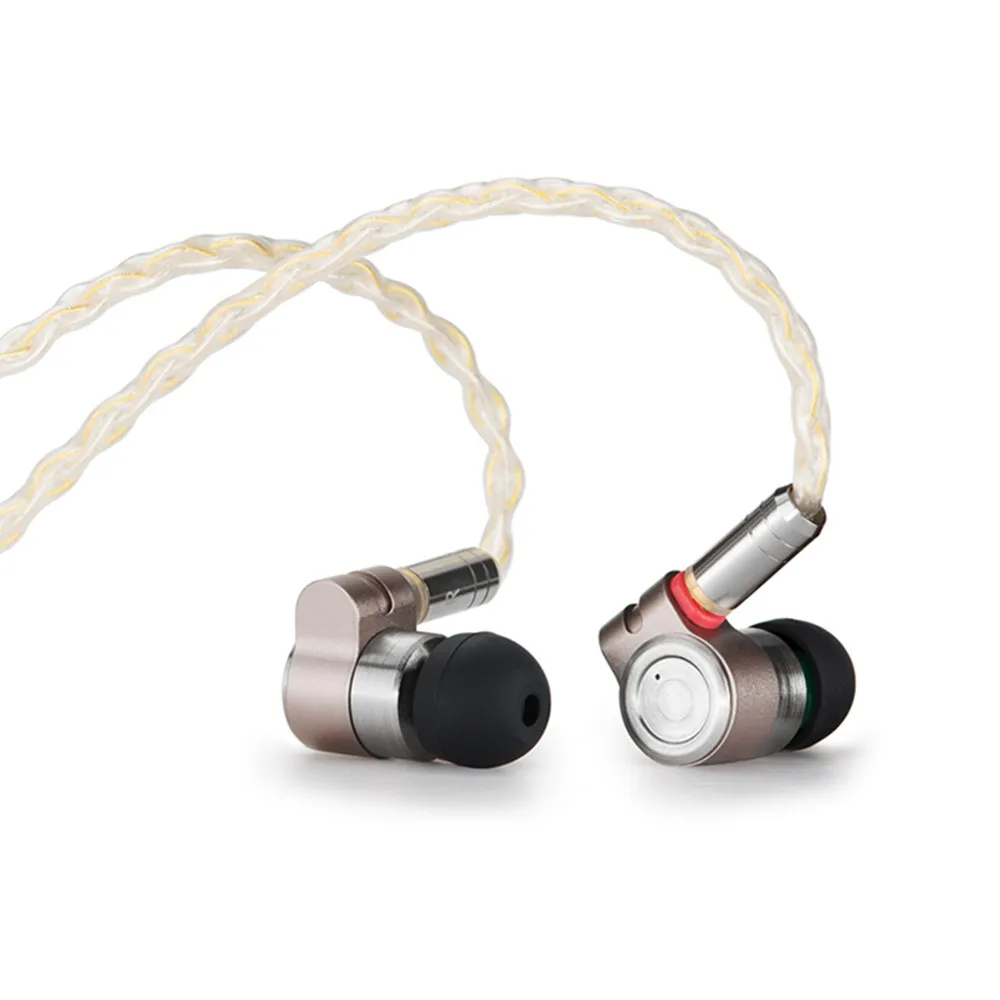 TinHIFI T3 1BA+1DD HIFI Hybrid Driver In Ear Earphone IEM Monitor Earphone Earbud with Gold-plated OFC SPC MMCX Cable T4 P1 T2 2
