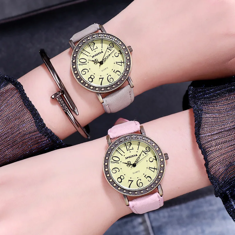 

Simple Style White Leather Watches Women Fashion Watch Minimalist Ladies Casual Wrist Watch Female Quartz Clock Reloj Mujer 2019