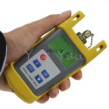

New Fiber Optic Tester Tool Optical Power Meter -70~+10 dBm SC/FC Adapters