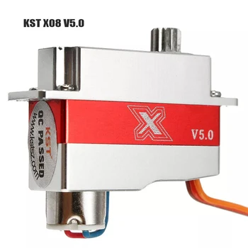 

KST X08 V5.0 3.8-7.4V 8g Metal Gear Micro Digital Servo For RC Robot For UAV Airplane For RC Model Accessories