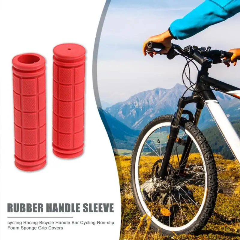 2x резиновые MTB шоссейные велосипедные ручки противоскользящие фиксированные шестерни велосипедные ручки