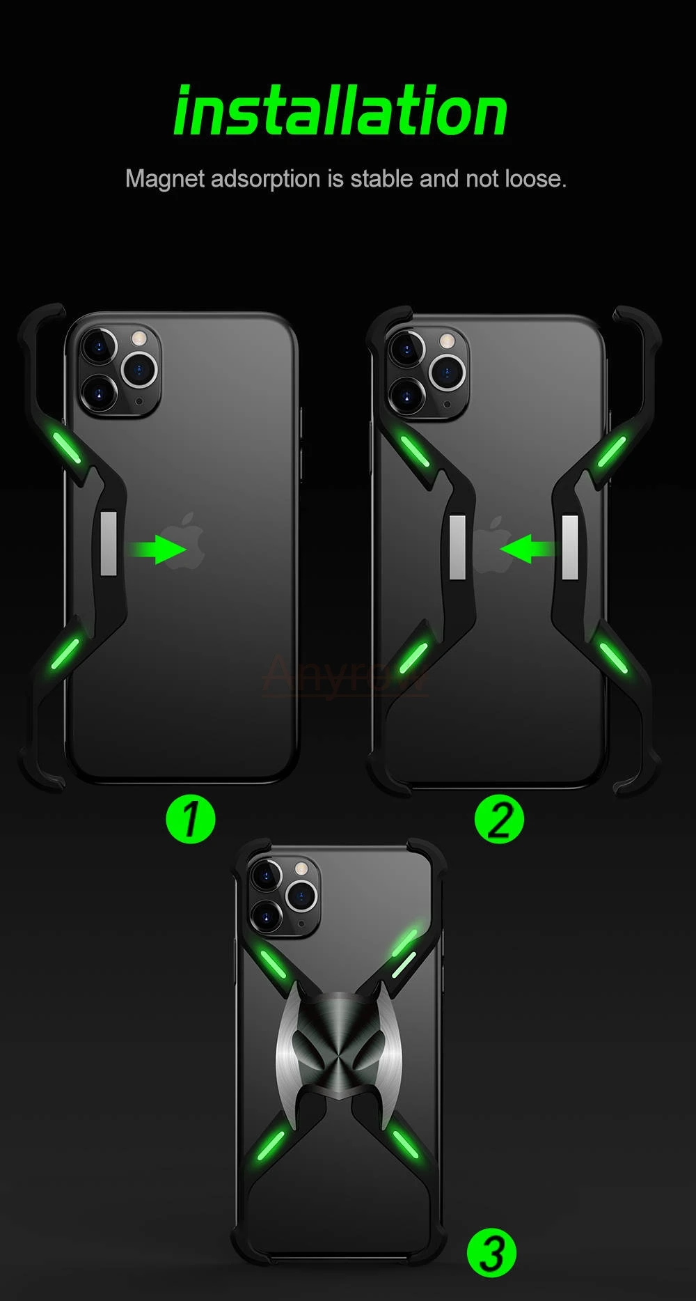 С героями комиксов Марвел, световой Бэтмен Магнитный бампер для iPhone 11 Pro MAX XS X XR 7 8 Plus чехол для телефона Алюминий металлический каркас Antishock крышка