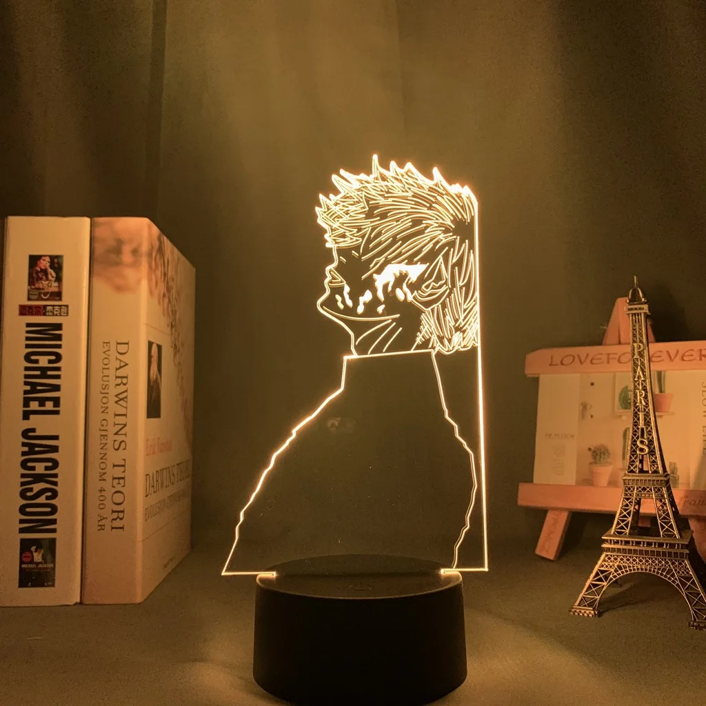 battery night light Anime Tokyo Ghoul Ken Kaneki 3d Lamp for Bedroom Decor Nightlight Cool Birthday Gift Acrylic Led Night Light Anime Tokyo Ghoul nite light