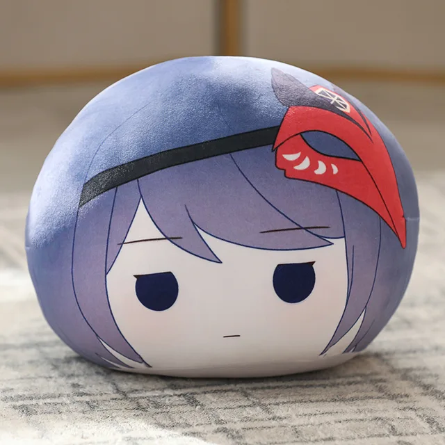 Genshin Impact Cosplay Plush Baal Kazuha Zhongli Xiao Barbara Sayu Childe Tartaglia Itto Sara Soft Bag Pendant Fans Gift Sara