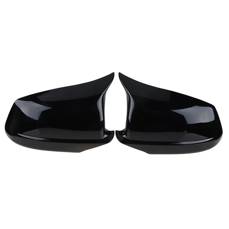 cheap Car Mirror Cover For BMW 5 Series F10 M5 2011 Gloss Black Plastic Car Side Mirror Cover Cap 51167216369 51167216370