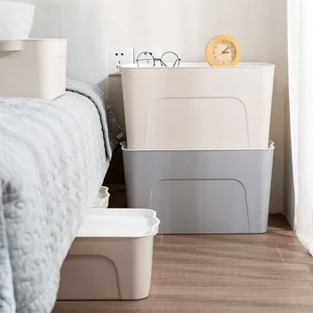 

1pc Plastic Storage Box Clothes Toys Sorting Box Storage Container Clothing Storage Oragnizer Large Capacity and Multifunctional