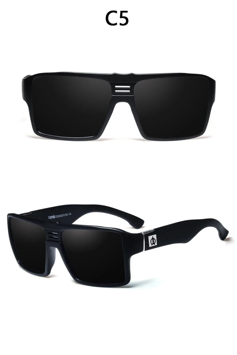 Polarized Unisex Square Sunglasses UV 400 Protection | DromedarShop.com ...