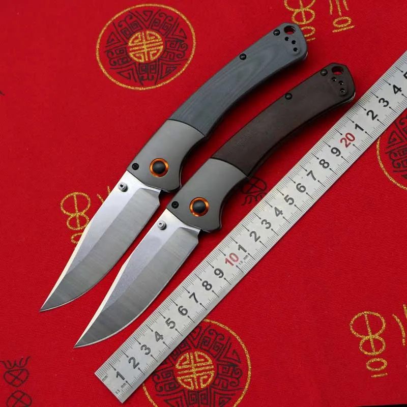 

LOVOCOO Crooked River 15080 Aluminium Dymondwood / G10 handle D2 Blade folding Survival EDC Tool camp hunt outdoor EDC Tool