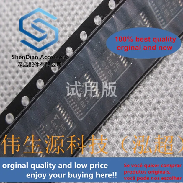 

10pcs only orginal new real sotck TC74HC4051AFT TSSOP16 dense foot HC4051A