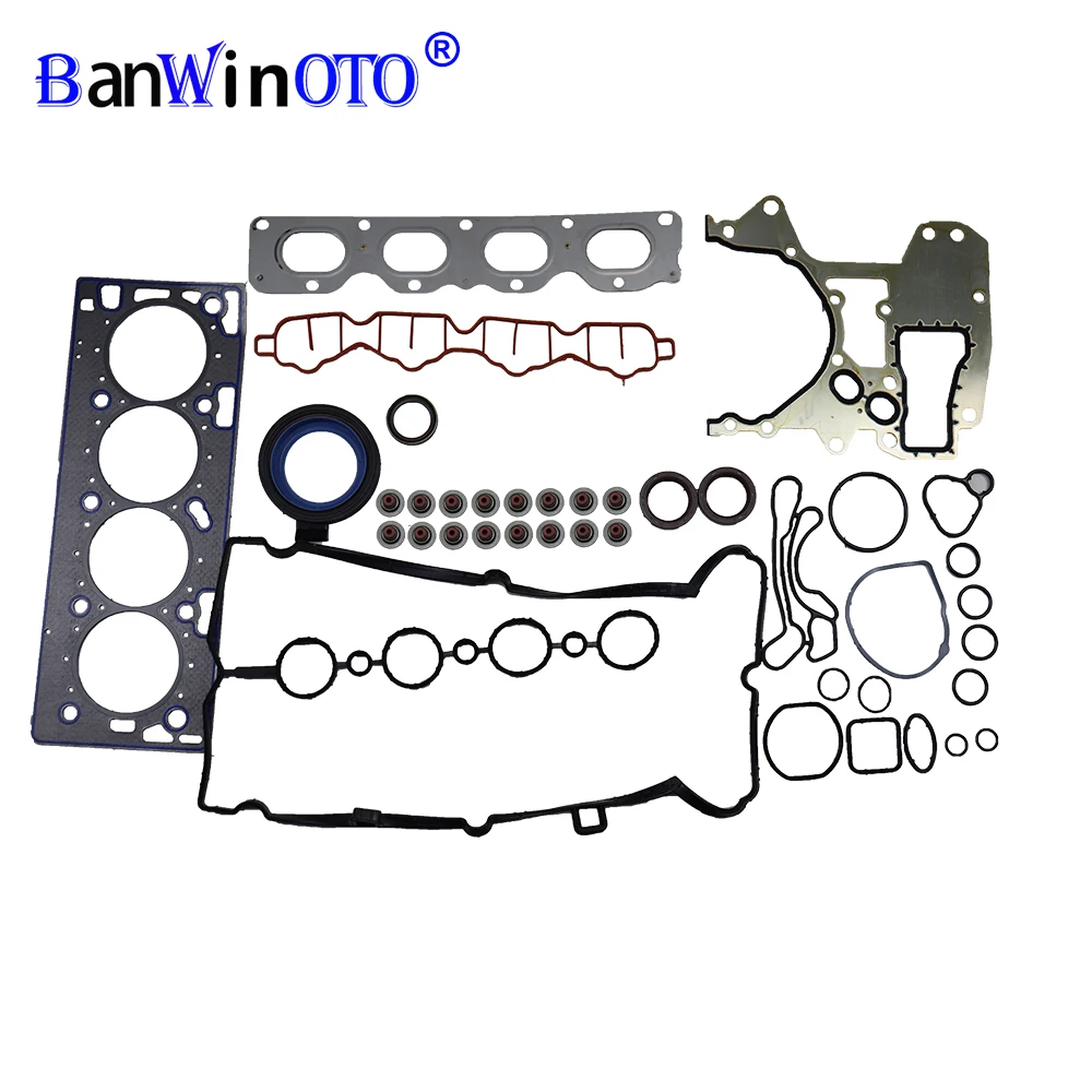 Металлический полный набор наборы для восстановления двигателя автомобильные запчасти прокладка подходит для Alfa Romeo Chevrolet Cruze Opel 55568528 93186911