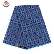 Скидка Анкара полиэстер восковые принты ткань bintarealWax высокого качества 6 ярдов африканская ткань для вечерние платья FP6004