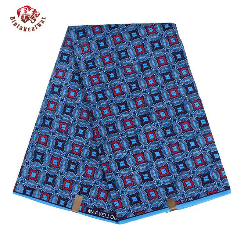 

discount Ankara Polyester Wax Prints Fabric new bintarealWax High Quality 6 yards African Fabric for Party Dress FP6004