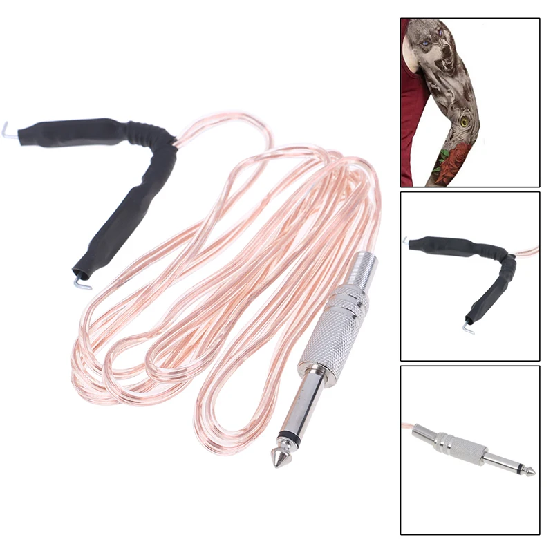 

Metal Head Transparent Microphone Clip cord Tattoo Hook Line Tattoo Switch Pedal