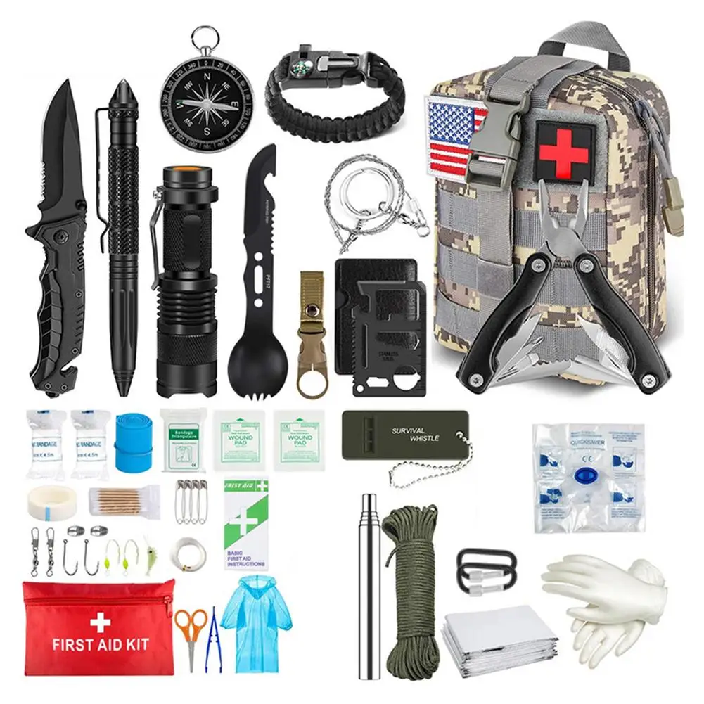 Emergency And First Aid Survival Kit Field Survival Equipment Camping Outdoor Outdoor Survival Survival Tool Outdoor Edc