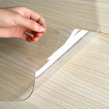 baratas Toalha De Mesa De Chá à Prova Dwaterproof água E à Prova De óleo De Vidro Macio Transparente Do Pvc Matte