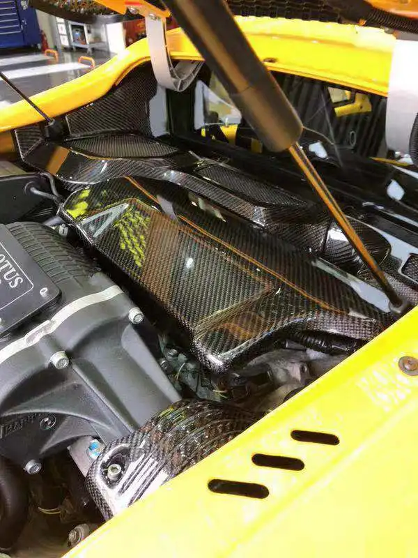 OLOTDI карбоновая Автомобильная накладка покрышка двигателя для Lotus Exige S up