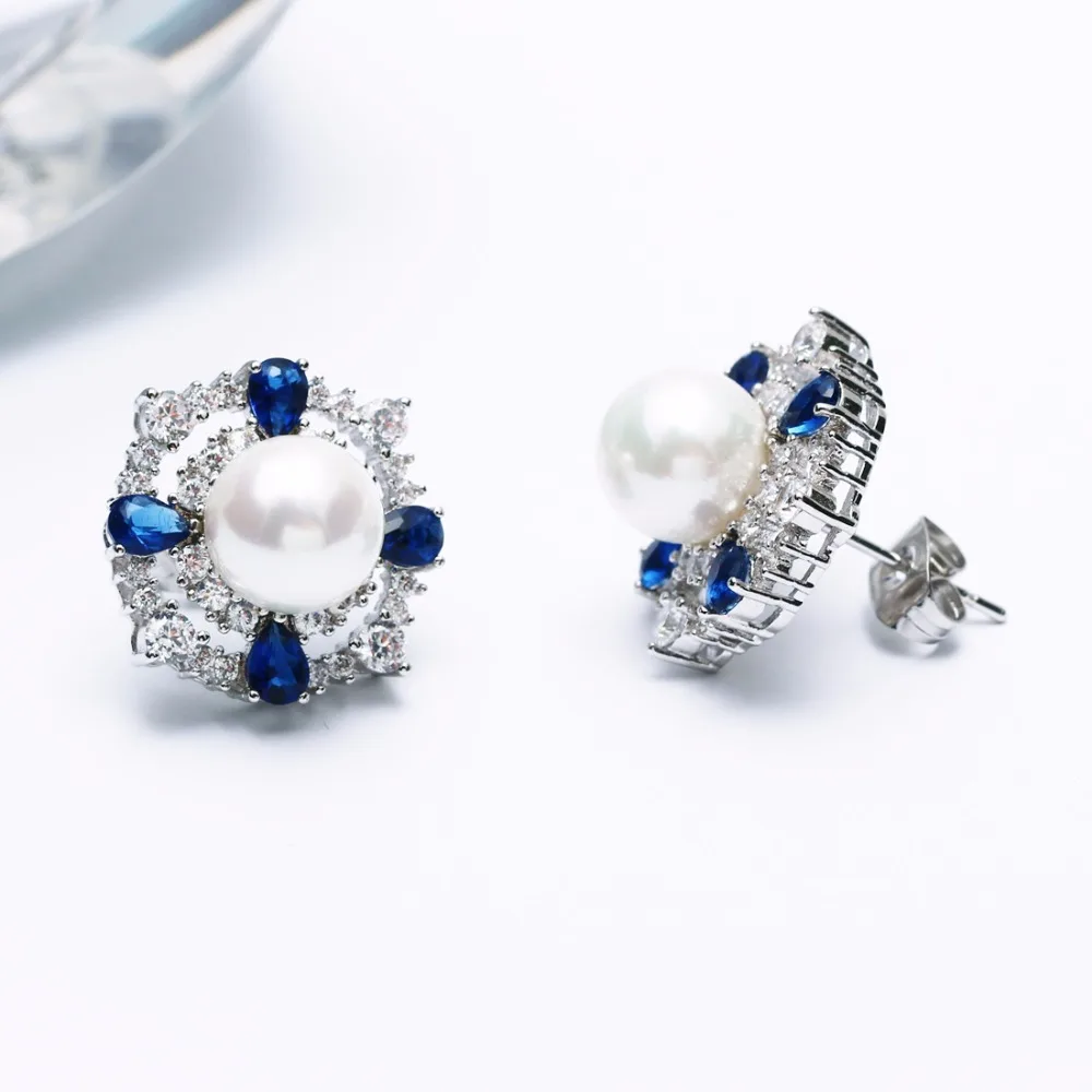blue stud earrings (5)