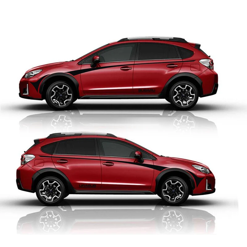 Стайлинга автомобилей спортивный автомобиль стикер для Subaru XV зрение Mark Levinson обе стороны тела Range Rover sport авто наклейки