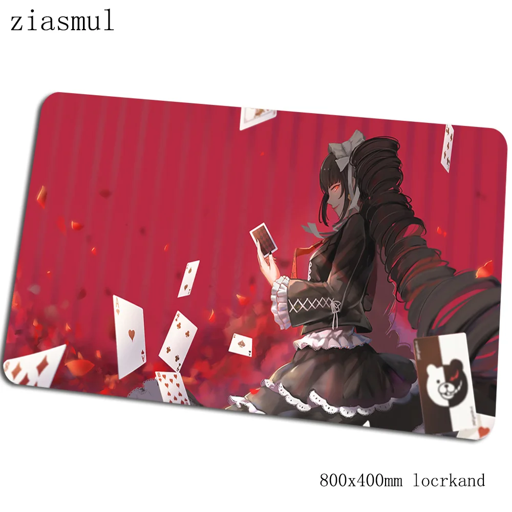 Danganronpa коврик для мыши 800x400x3 мм коврики горячая Распродажа Коврик для компьютерной мыши игровые аксессуары милые игровые коврики и чехлы игры pc gamer - Цвет: Size 800x400x3mm