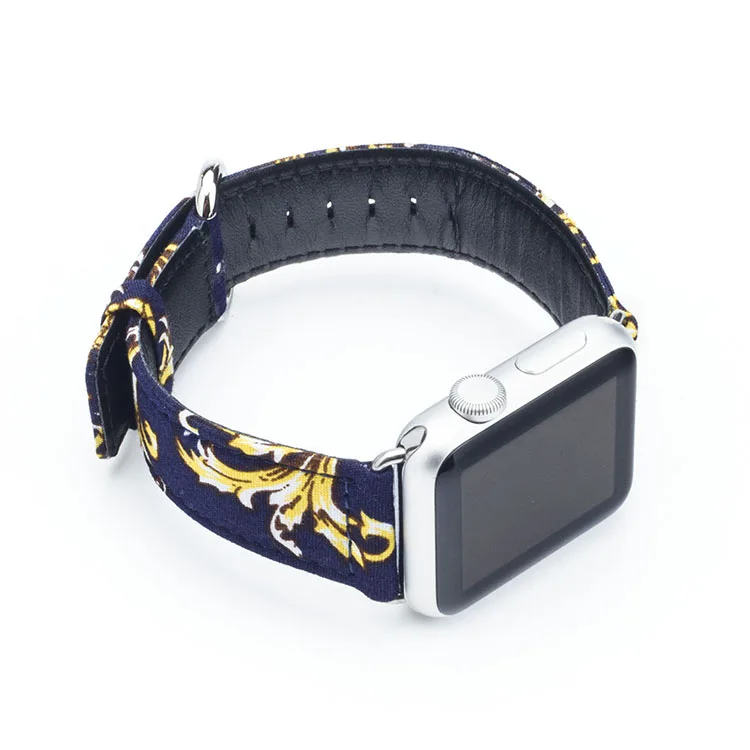 Холщовый ремешок для apple watch Band 42 мм 38 мм apple watch 4 3 iwatch band 44 мм 40 мм браслет часы Correa ремешок аксессуары