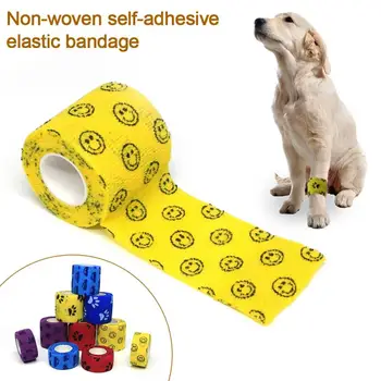 

Outdoor Cartoon Non-woven Self-adhesive Elastic Bandage 5CM X 4.5M Camouflage Waterproof Multi-functional Bandage