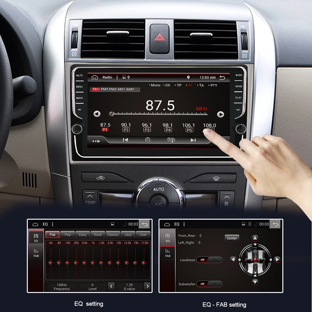 Eunavi 4G + 64G Octa 8 core android 9.0 auto dvd für Toyota Corolla E140/150 2007- 2011 multimedia auto radio gps navi PX6 Radio Eunavi 4G + 64G Octa 8 core android 9.0 auto dvd für Toyota Corolla E140/150 2007- 2011 multimedia auto radio gps navi PX6 Radio