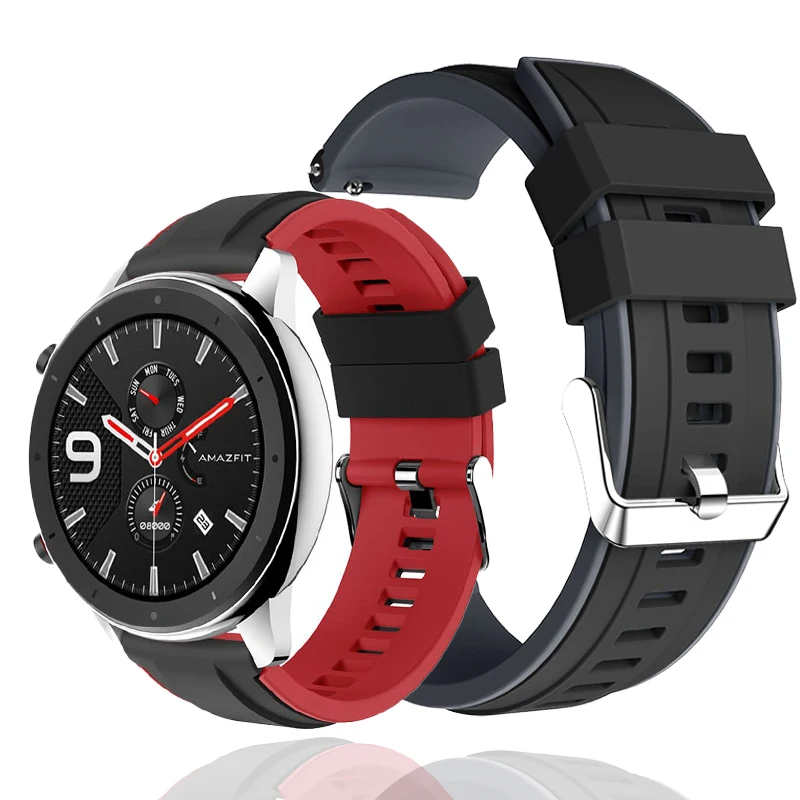 Ремешок силиконовый для huawei watch gt 2 браслет смарт часов gt2 42 мм 46 22 ремешок наручных