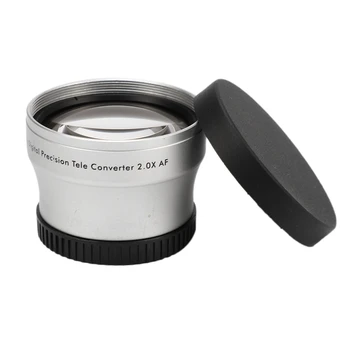 

NEWYI 40.5Mm 2.0X TELE Telephoto LENS for Camcorder 40.5 Mm 2X Silver