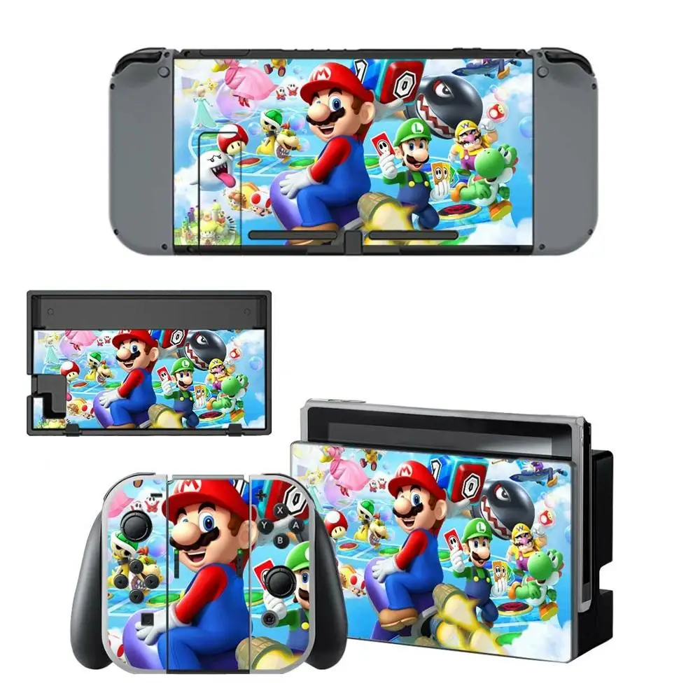 YSNS0422 Наклейки Super Mario nintendo switch для nintendo Switch консоль Joy-con контроллер док-станция скины виниловые - Цвет: YSNS0422