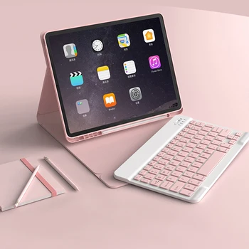 

For iPad 9.7 2017 2018 2019 10.2 7th 6th 5th Generation Bluetooth Keyboard Case For iPad Air 2 3 Pro 9.7 10.5 11 2020 Cover