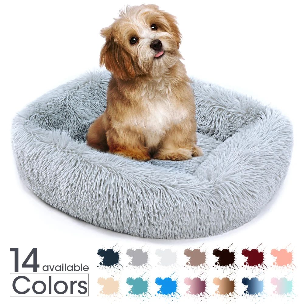Cama cuadrada para perros, casa de perro y gato, esterilla de invierno cálida, nido de cachorro, cojín largo suave para mascota de peluche, cojín portátil para mascotas, cesta para gatos