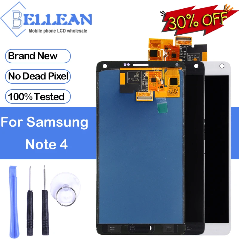 

Dinamico Discount For Samsung Galaxy Note 4 Lcd N910T N910A N910F N910M N910 Lcd Display Touch Screen Digitizer Assembly