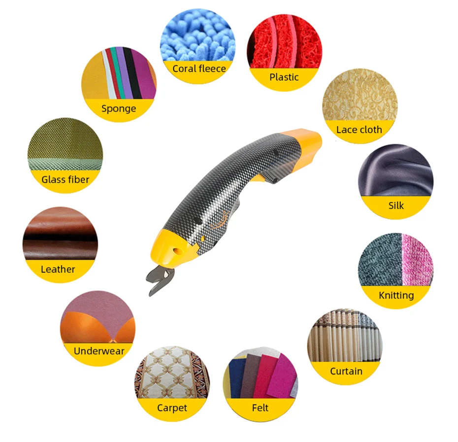 Electric Scissors For Cutting Fabric, Cardboard & Plastic