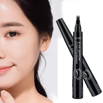

New Four-forked Liquid Eyebrow Pencil Makeup Microblading Tattoo Eyebrow Pencils Long Lasting Professional Waterproof Make Up
