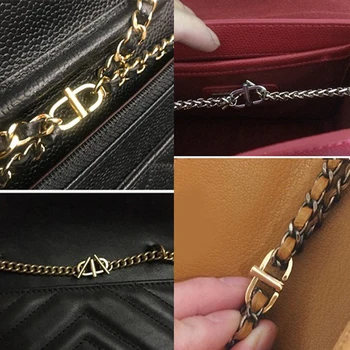 

Adjustable Metal Buckle Bag Chain Strap Belts Length Shorten Shoulder Crossbody Bags Buckle Silver Chain Buckle Accessories