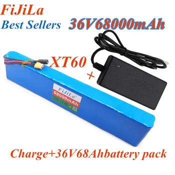 

36V battery 10S4P 68Ah battery pack 500W high power battery 42V 68000mAh Ebike electric bicycle BMS+42VCharge