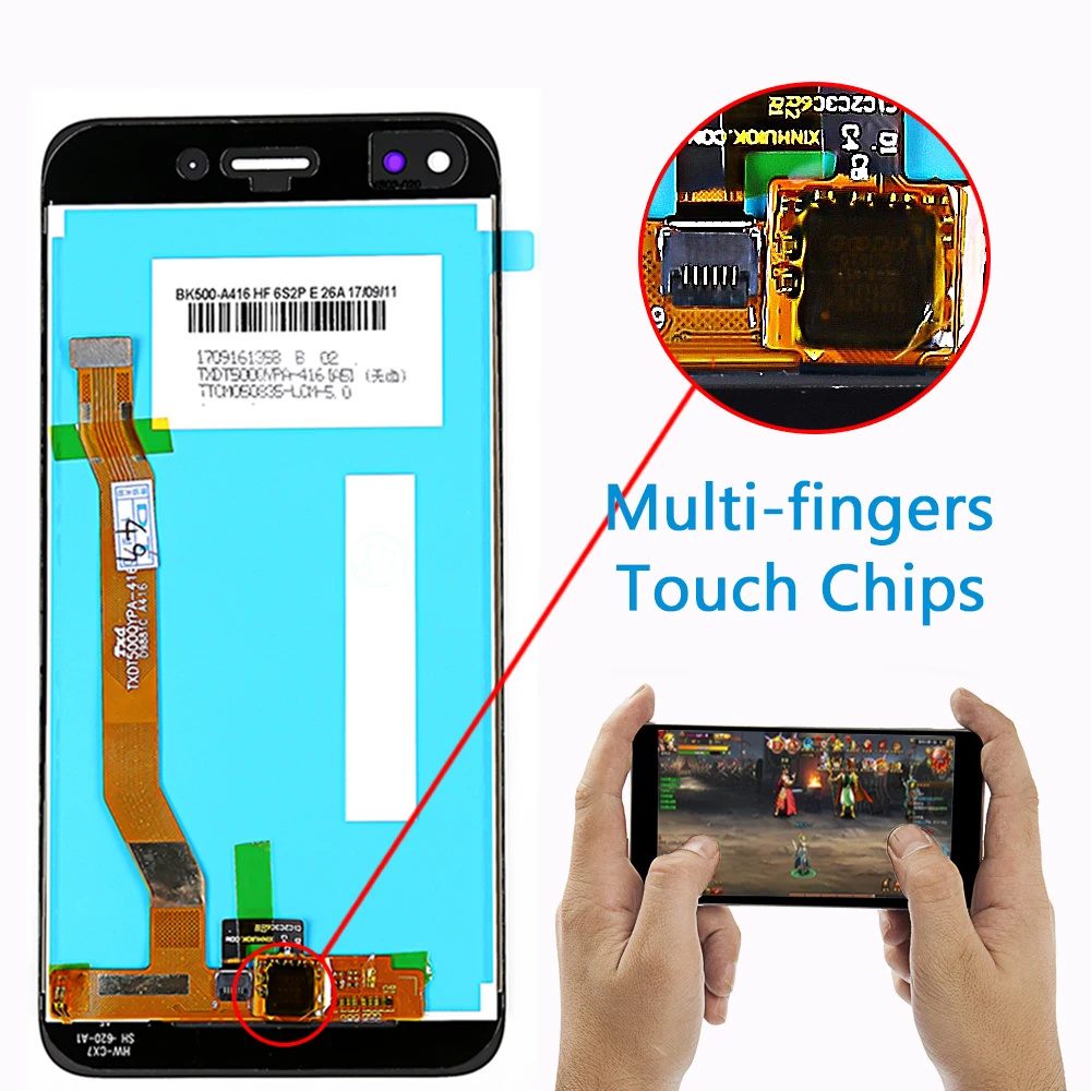 Huawei P9 Lite mini 5,0 дюймов ЖК-дисплей Дисплей huawei Y6 Pro SLA-L02 SLA-L22 SLA-TL00 Сенсорный экран дигитайзер сборка рамка инструменты