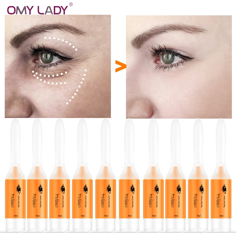 

OMY LADY Instant Remove Eye bags Cream Anti Puffiness Gel Dark Circles Delays aging fades wrinkles Firming Brighten Skin Unisex